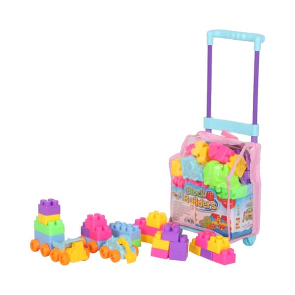 Bloques para armar camión con mochila 46x12x11cm